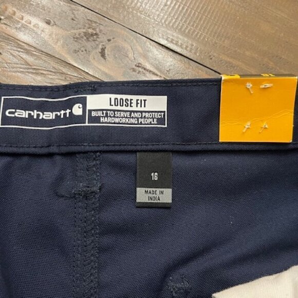 Carhartt Women's Rugged Professional Series Rugged Flex Loose Fit Canvas Short - Picture 5 of 6